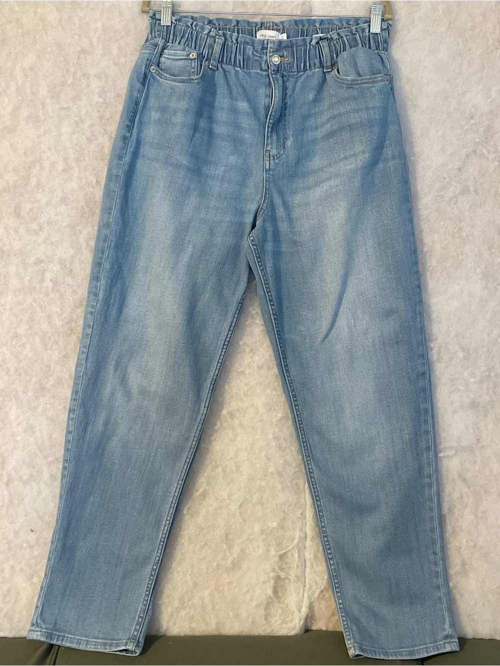 light wash jeans from True Craft with least waistband (SKU785)